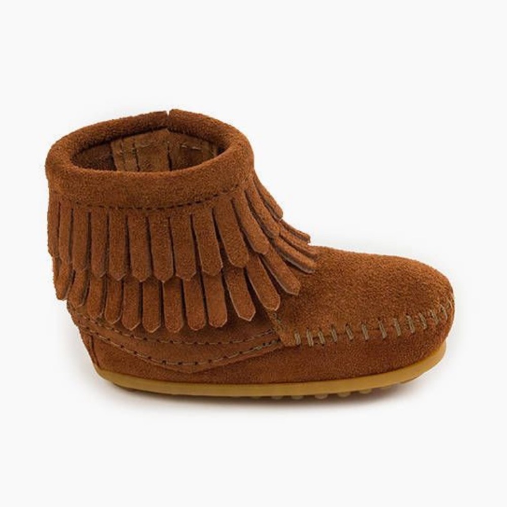 Brown Moccasins Size 8 in Toddler Boots